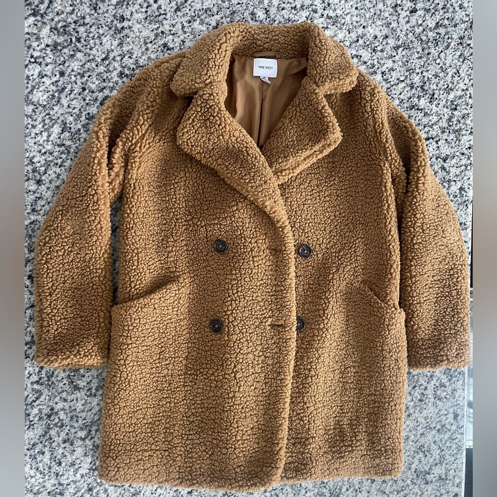 Nine West Women's Brown Teddy Jacket